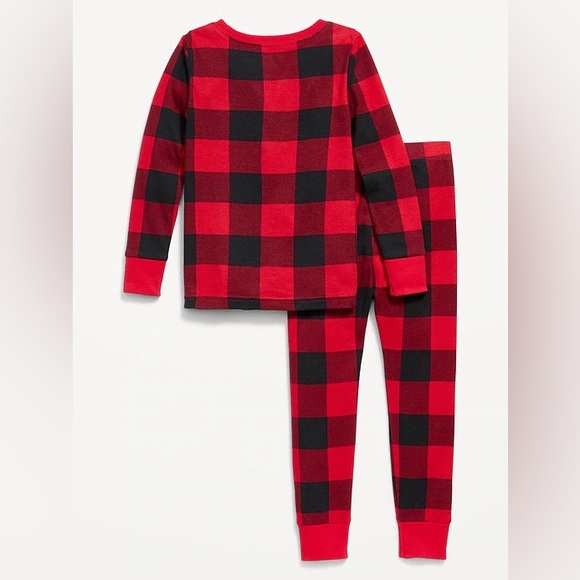 Toddler Pajamas, Red Buffalo - Picture 2 of 7